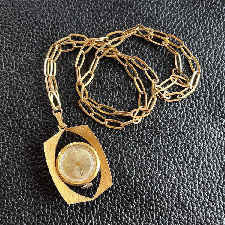ネックレス】ウォッチネックレス 手巻時計 Jowissa スイス 懐中時計