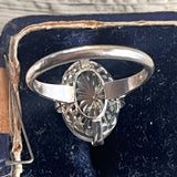 【リング】千本透かし　昭和　ヴィトレイル　遊色　レインボー　1950