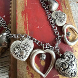 【ネックレス】オリエンタルハート　ロング　70’sフランス