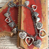 【ネックレス】オリエンタルハート　ロング　70’sフランス