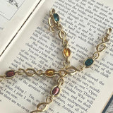 【ネックレス】ROBELLI カラーエナメル　70’sイタリアvintage
