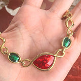 【ネックレス】ROBELLI カラーエナメル　70’sイタリアvintage