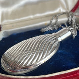 【ネックレス】香水瓶　パフュームボトル　シルバー　スキットル　70’sUSA