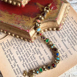 【ブレス】goldette　ゴルデット　スライドチャームブレス　21個チャーム　80’s USA