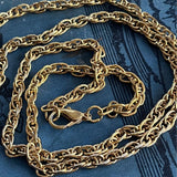 【ネックレス】エンジェル　天使　妖精　SEPTEMBER 9月　ブルー　60’s USA