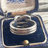 【リング】ノットデザイン　ベルト　バックル　925 silver 10号