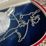 【ネックレス】香水瓶　パフュームボトル　シルバー　スキットル　70’sUSA