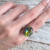 【リング】ヴィトレイルスワロ　遊色　ロマンチック　70’sフランス