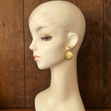 【イヤリング】ダマスキナード　エジプティアン　サークル　50’sスペイントレド