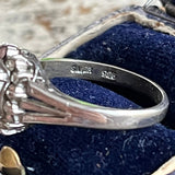 【リング】OPAL オパール　SILVER925 ヘイロー　60’sフランス