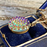 【ネックレス】チェコガラス　ヴィトレイル　ドラゴンブレス　60’sチェコ