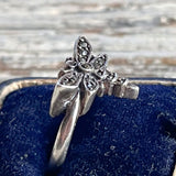 【リング】マーカサイト　蜻蛉　トンボ　925 silver 70'sフランス