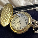 【ネックレス】懐中時計　collezio  3頭の馬　horse 80’sUSA