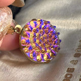 【ネックレス】チェコガラス　ヴィトレイル　ドラゴンブレス　60’sチェコ