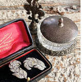 【ピアス】Monet  モネ　輝くフェザー　羽根　70’sUSA