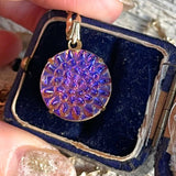 【ネックレス】チェコガラス　ヴィトレイル　ドラゴンブレス　60’sチェコ