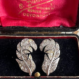 【ピアス】Monet  モネ　輝くフェザー　羽根　70’sUSA