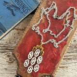 【ネックレス】TRIFARI トリファリ　雲　2連　クラウントリファリ　60’s USA