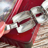 【ブレス】Linser リスナー　太幅　ボリューム　粒々シルバー　60’s USA