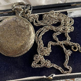 【ネックレス】懐中時計　collezio  3頭の馬　horse 80’sUSA