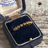 【リング】4連　vintage コンビカラー　4連　重ね付け　フランス＆USA