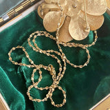 【ネックレス】フラワー　花　重ね花びら　70’s USA ビッグフラワー