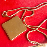 【ネックレス】ブラックマザーオブパール　黒蝶貝　ロング　80’sフランス