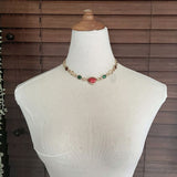 【ネックレス】ROBELLI カラーエナメル　70’sイタリアvintage