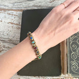 【ブレス】goldette　ゴルデット　スライドチャームブレス　21個チャーム　80’s USA