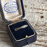 【リング】4連　vintage コンビカラー　4連　重ね付け　フランス＆USA