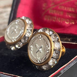 【セット】スター×クロス　ネックレス＆イヤリング　ラウンド　50’sイギリス