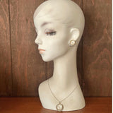 【セット】スター×クロス　ネックレス＆イヤリング　ラウンド　50’sイギリス