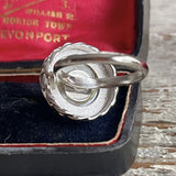 【リング】マベパール風　ボタニカル　ケルトフレーム　60’sフランス