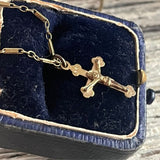 【ネックレス】クロス 十字架　INRI　クルシフィックス　キリスト教　60’sフランス