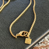 【ネックレス】ANNE KLEIN アンクライン　マットゴールド玉　ロング　90’s USA