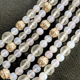 【ネックレス】Monet　モネ　3連　春ネックレス　乳白色　80’s USA