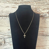 【ネックレス】クロス 十字架　INRI　クルシフィックス　キリスト教　60’sフランス