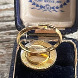 【リング】Limoges ポーセリン　恋人シリーズ　ロマンティック　60’sフランス