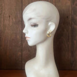 【セット】Erwin Pearl アーウィンパール　チャンキーリンク　ピアス＆ブレス　華奢手首の方へ　80’sUSA