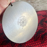 【ネックレス】Towle pewter ツバメ　ベニアジサシ　ピューター製　メダリオン　70'sUSA
