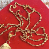 【ネックレス】ヴィトレイル　偏光　トライアングル　70’sフランス