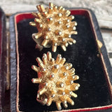 【イヤリング】Castlecliff スパイキー　オブジェ　アート　突起　60’sUSA