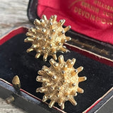 【イヤリング】Castlecliff スパイキー　オブジェ　アート　突起　60’sUSA