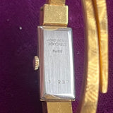 【時計】手巻時計　Chandler 17石　ステンレス　アールデコ　華奢サイズ　1960スイス