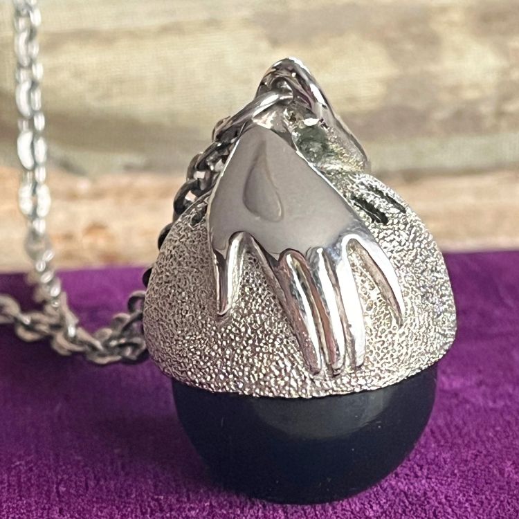 ネックレス】練り香水 ペンダント ハンドデザイン 手 70'sUSA アメリカ