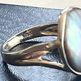 【リング】黒　バロックパール　マベパール　SILVER925 サイズ8.5号　90’s USA