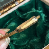 【ブレス】vintage2本セット　USA フランス　ゴールドナゲット　線路チェーン　重ね付け
