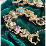 【ブレス】goldette ゴルデット　スライドチャームブレス　70’s NY vintage