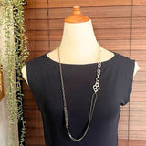 【ネックレス】6種パーツ　コラージュ　チェーン　trifari monet 70'sUSA