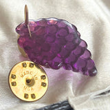 【ピンズ】ブドウ　葡萄　grapes グレープ　70’s USA ピンバッジ　フルーツ